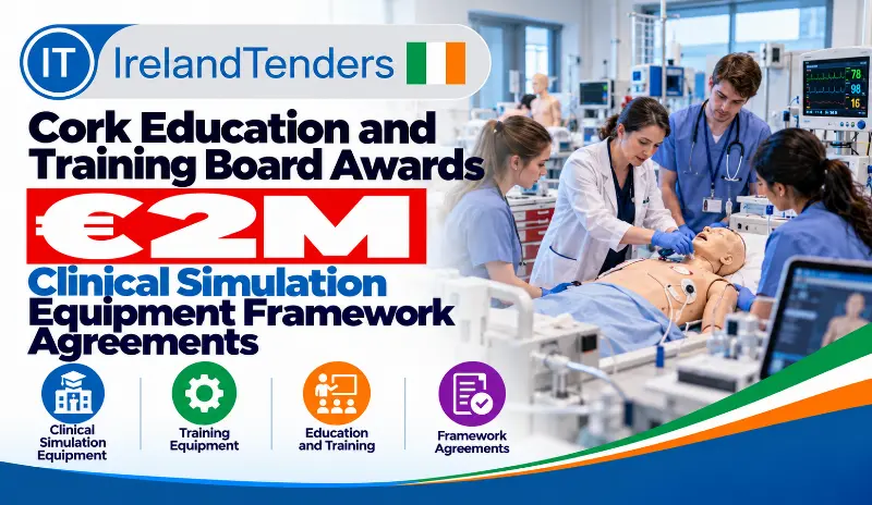 Cork Education and Training Board Awards €2M Clinical Simulation Equipment Framework Agreements