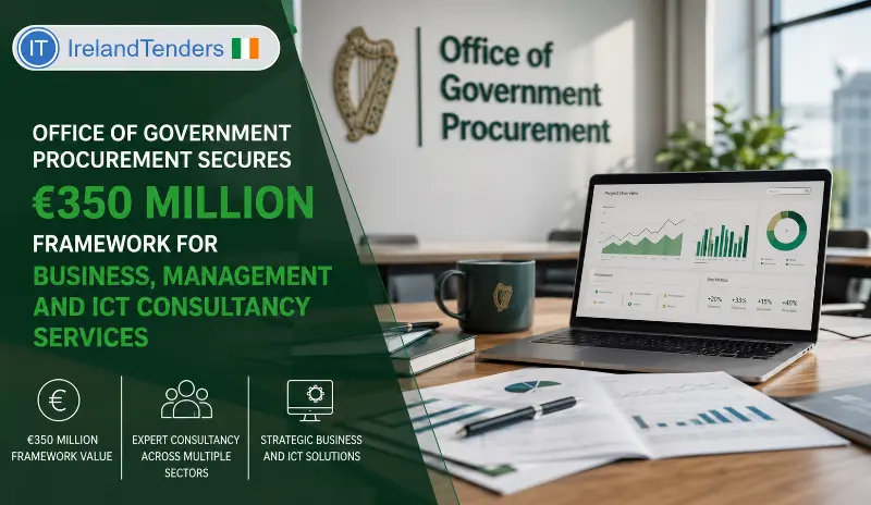 Office of Government Procurement Secures €350 Million Framework for Business, Management and ICT Consultancy Services