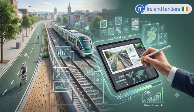 Ireland's Transport Authority Builds a €2 Million Visual Toolkit for Its Next Wave of Cycling and Rail Projects