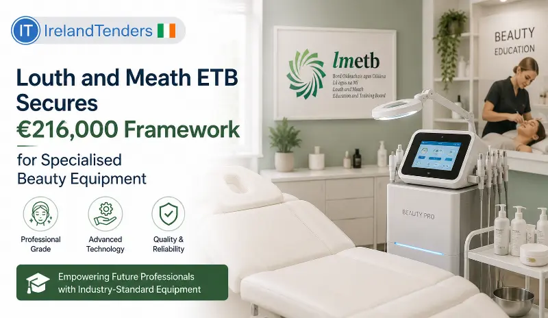 Louth and Meath ETB Secures €216,000 Framework for Specialised Beauty Equipment