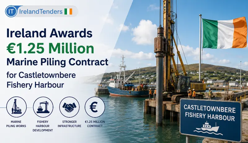 Ireland Awards €1.25 Million Marine Piling Contract for Castletownbere Fishery Harbour